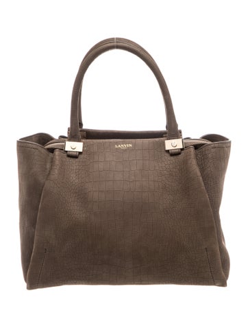 Leather Top Handle Bag