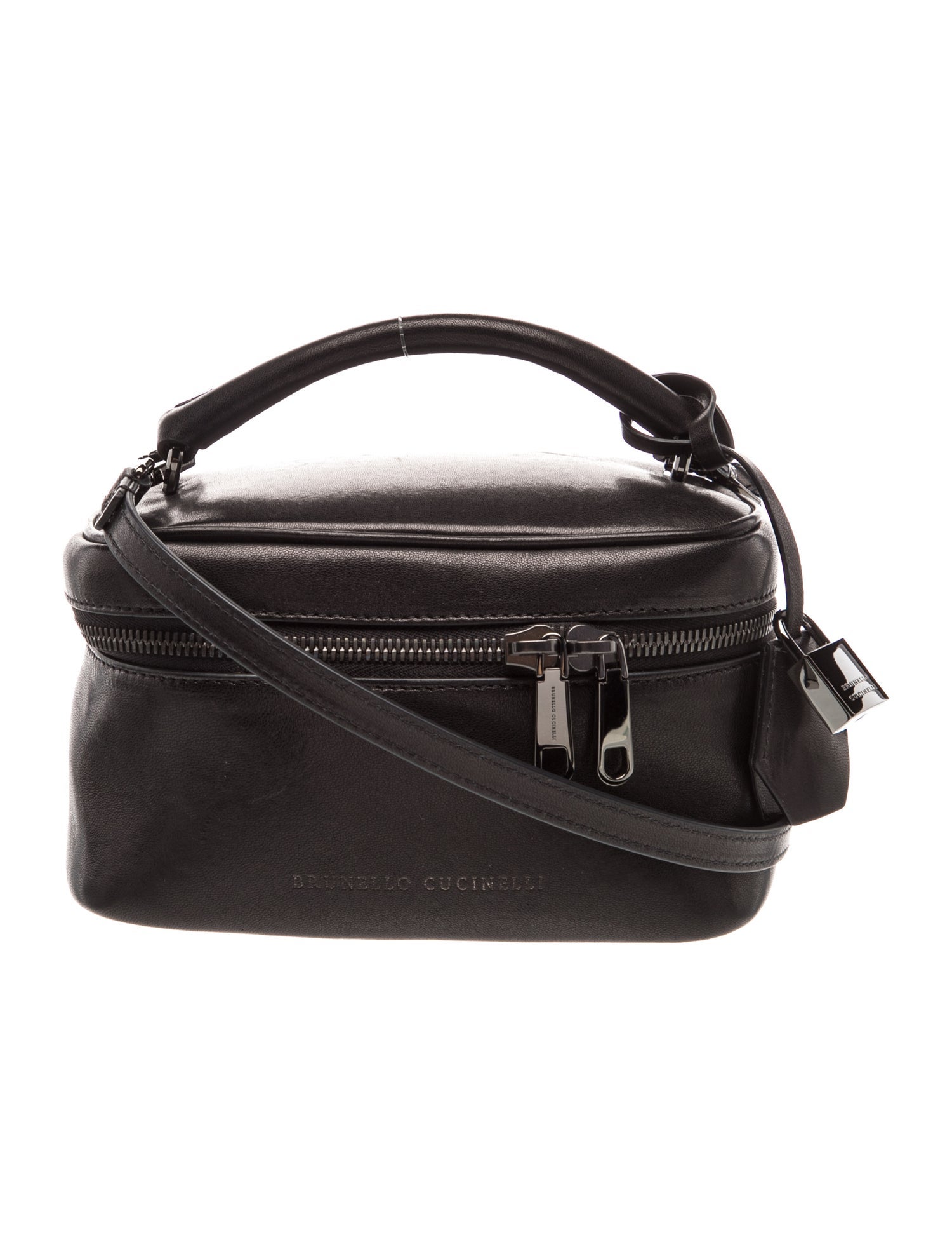 Brunello Cucinelli Leather Top Handle Bag