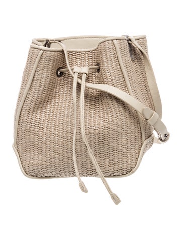 Raffia Bucket Bag