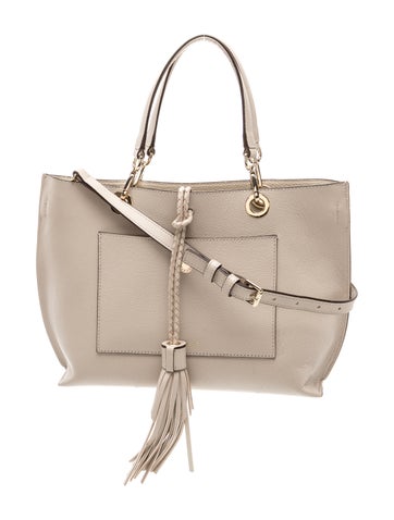 Leather Top Handle Bag