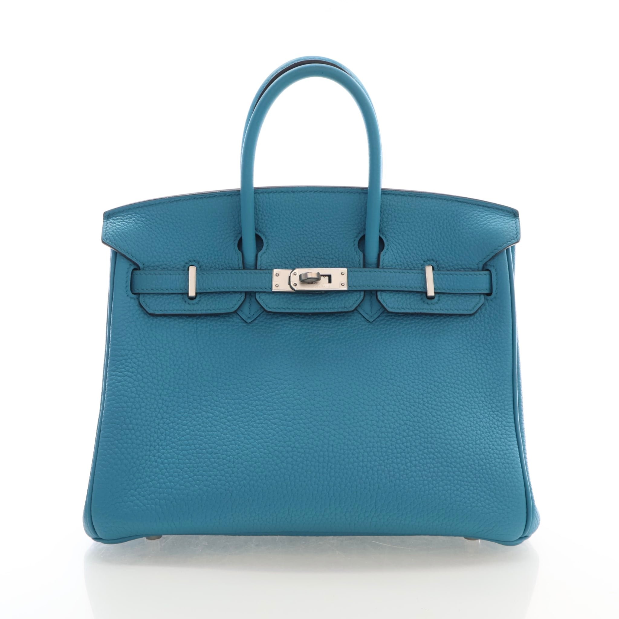 Hermes Turquoise Togo Birkin 25