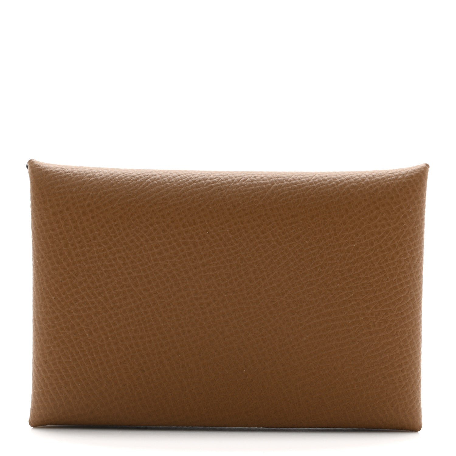 Hermes Epsom Verso Calvi Card Case Alezan Biscuit