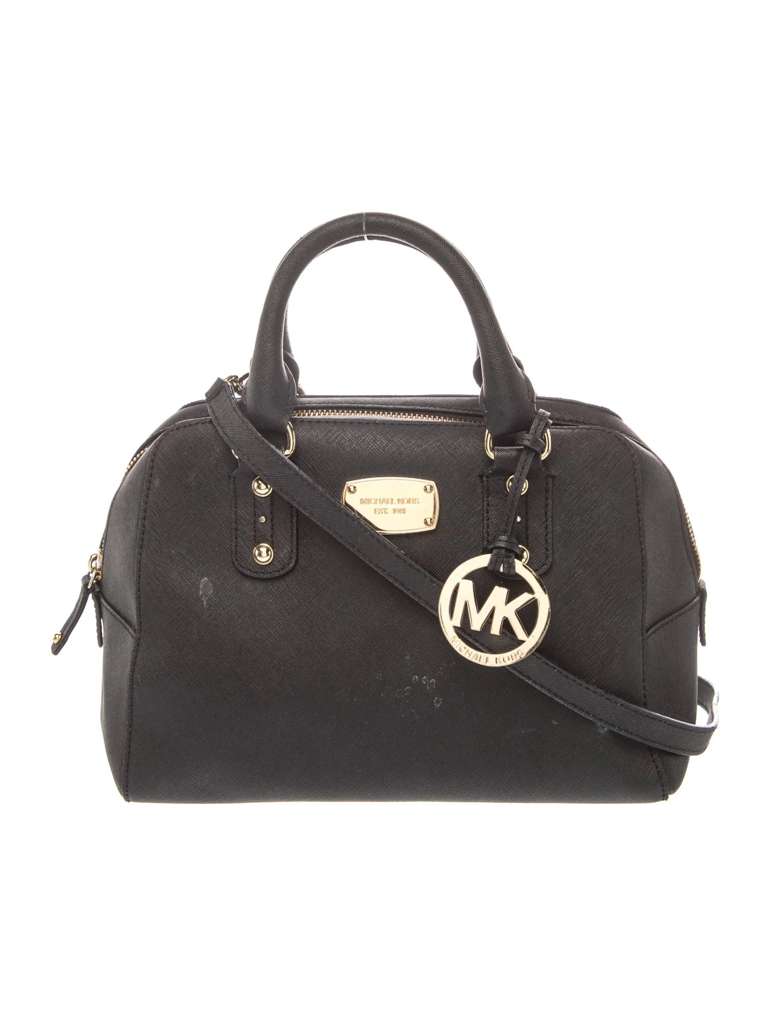 Saffiano Leather Top Handle Bag
