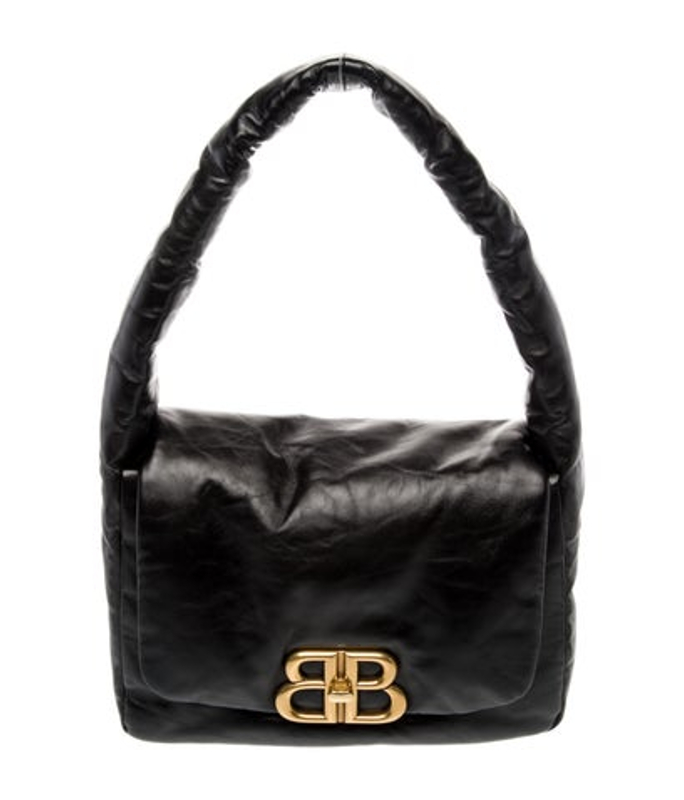 Balenciaga Leather Monaco Sling