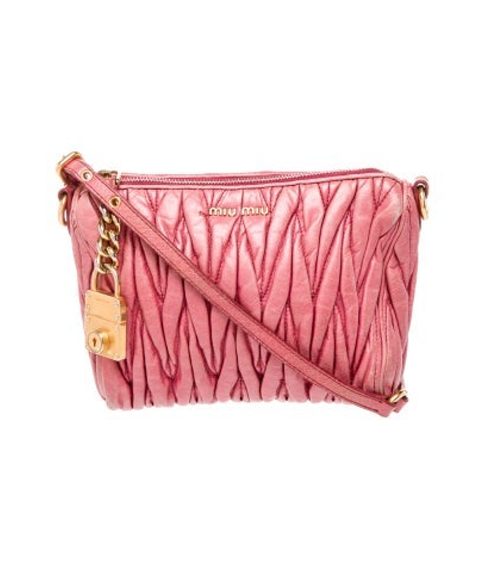 Miu Miu Miu Leather Shoulder Bag
