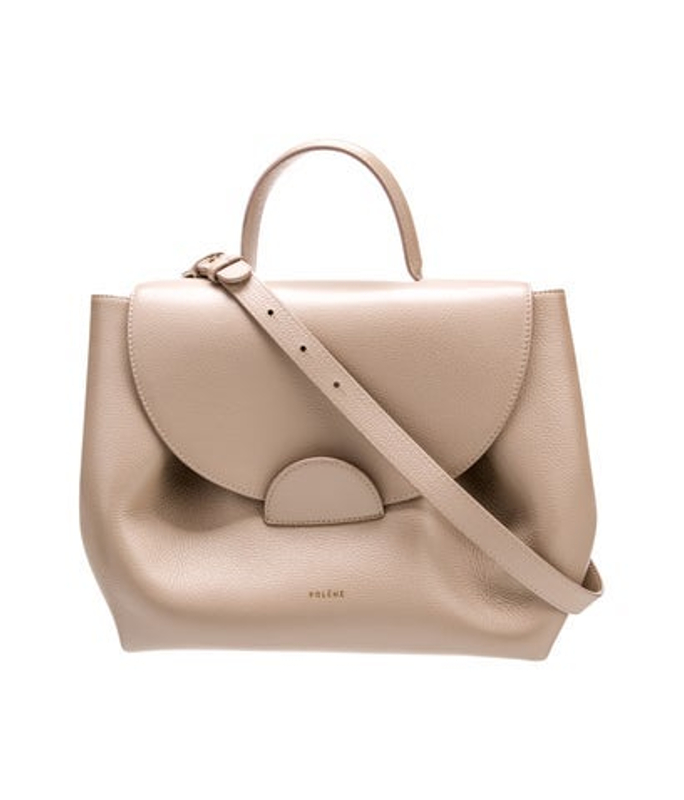 Polene Leather Top Handle Bag