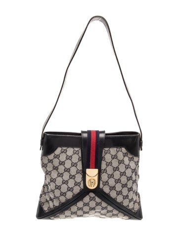 GG Canvas Shoulder Bag Vintage
