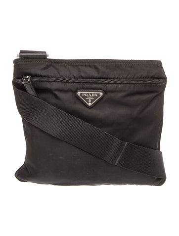 Tessuto Nylon Nylon Messenger Bag Small