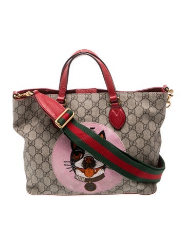 GG Supreme Top Handle Bag