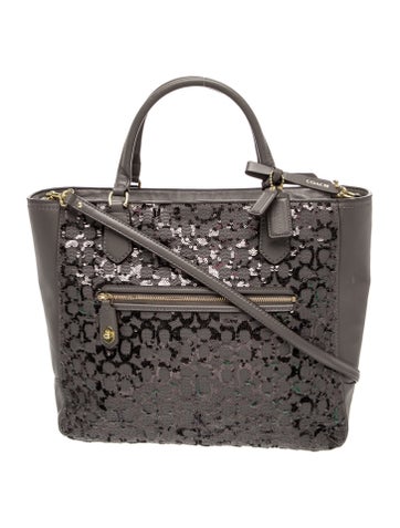 Coach Sequins Top Handle Bag