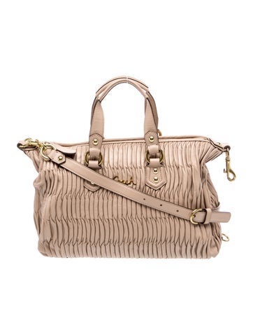 Leather Top Handle Bag