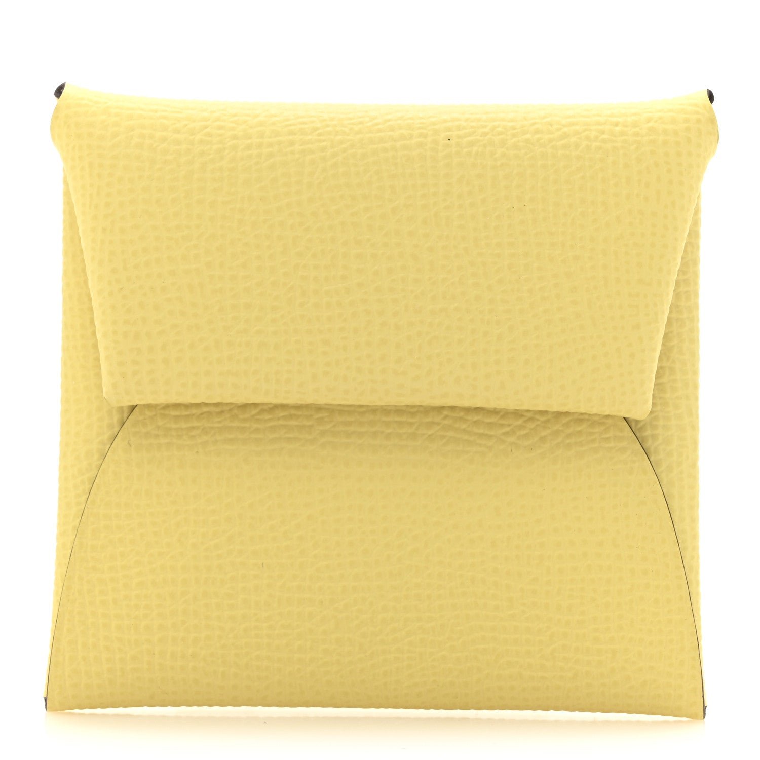 Hermes Epsom Horseshoe Bastia Coin Purse Jaune Poussin Vert Fizz