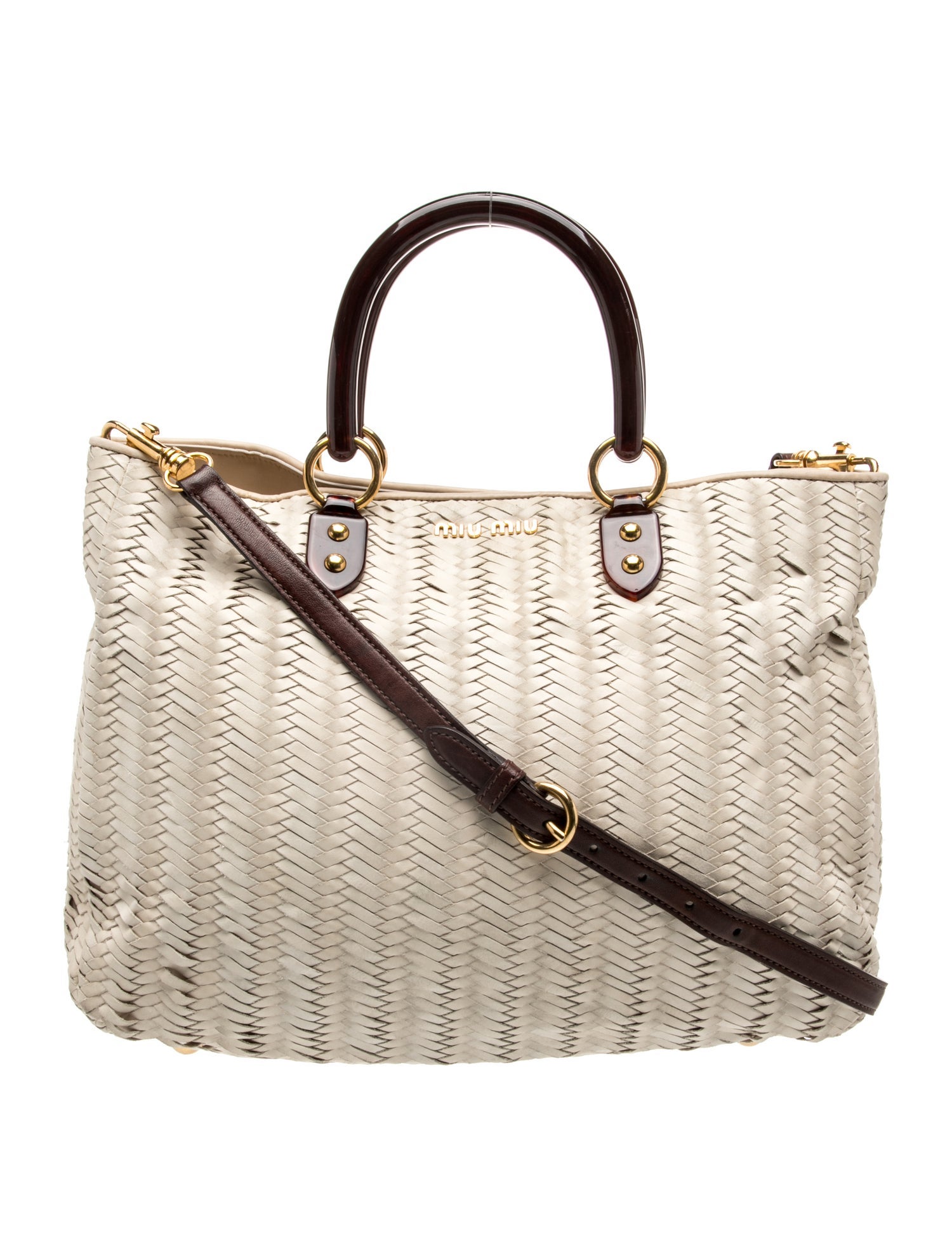 Leather Top Handle Bag