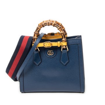 Gucci Leather Medium Diana Bamboo Tote
