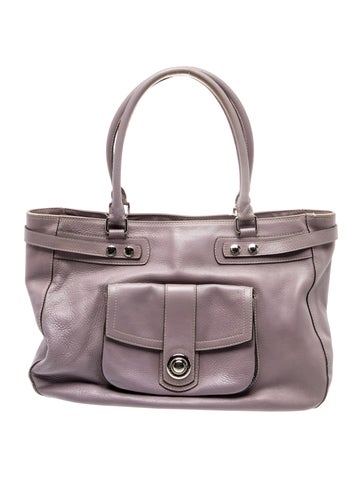 Leather Top Handle Bag