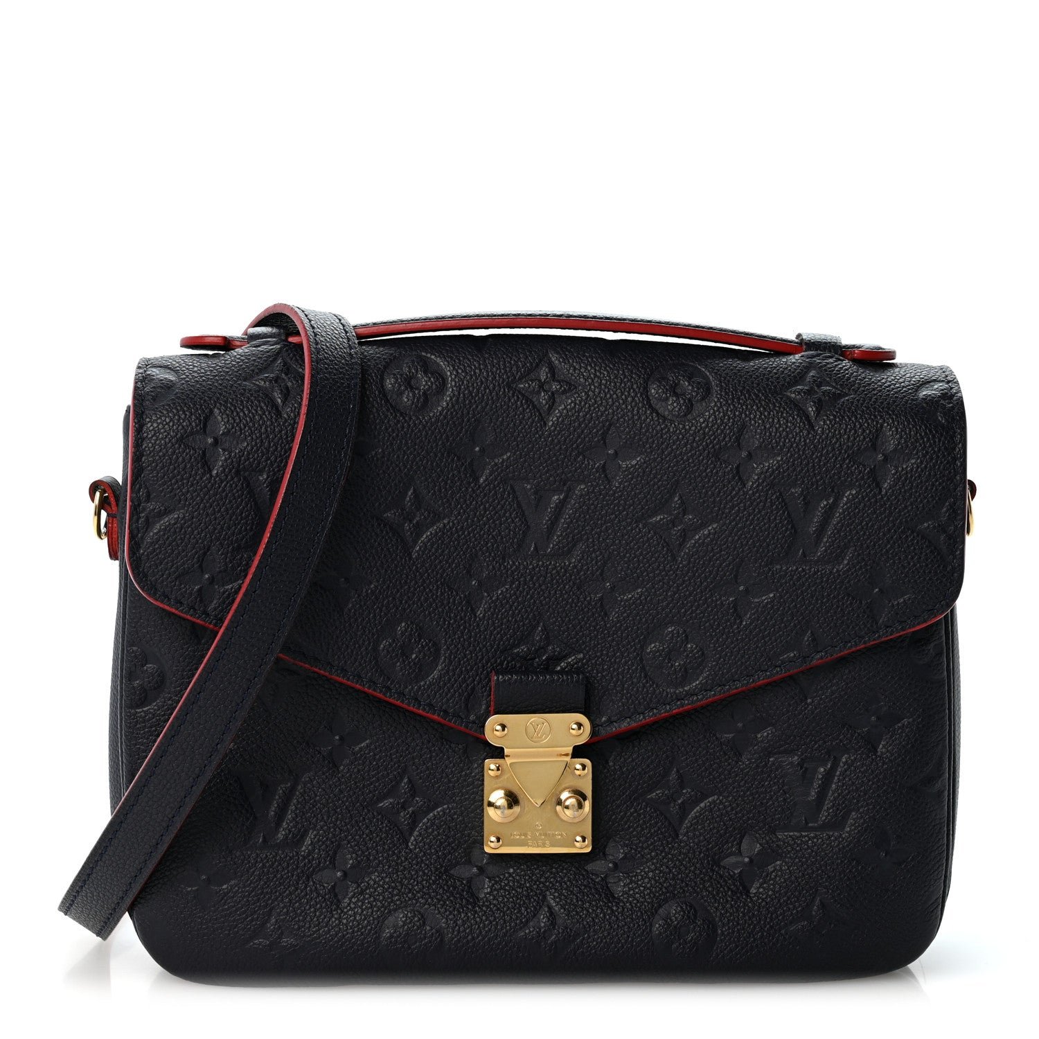 Louis Vuitton Empreinte Pochette Metis Marine Rouge