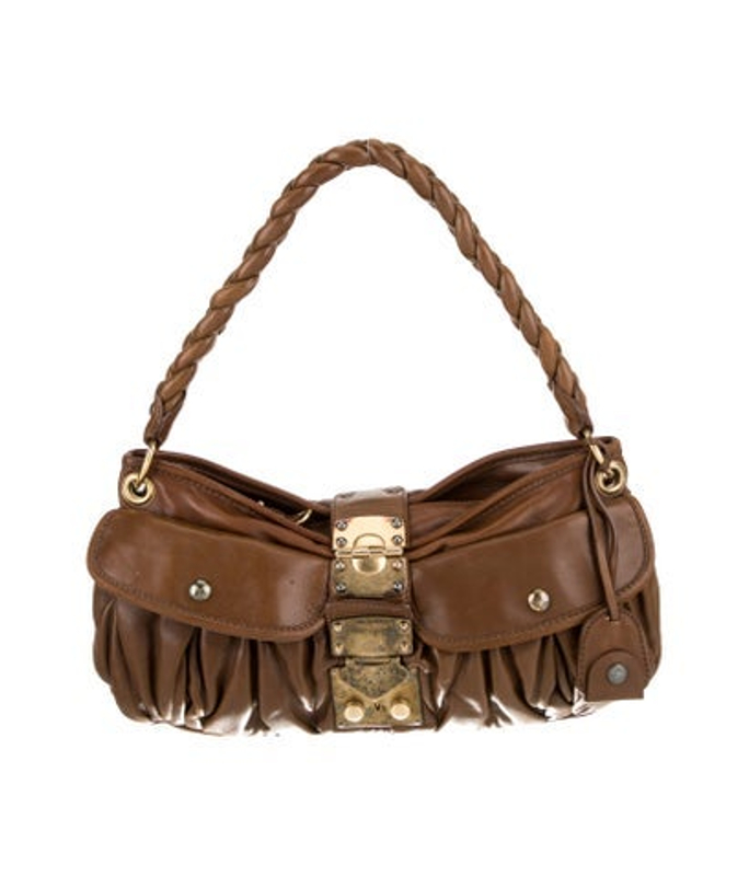Miu Miu Miu Leather Shoulder Bag