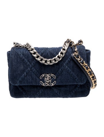 Medium Denim 19 Flap Bag