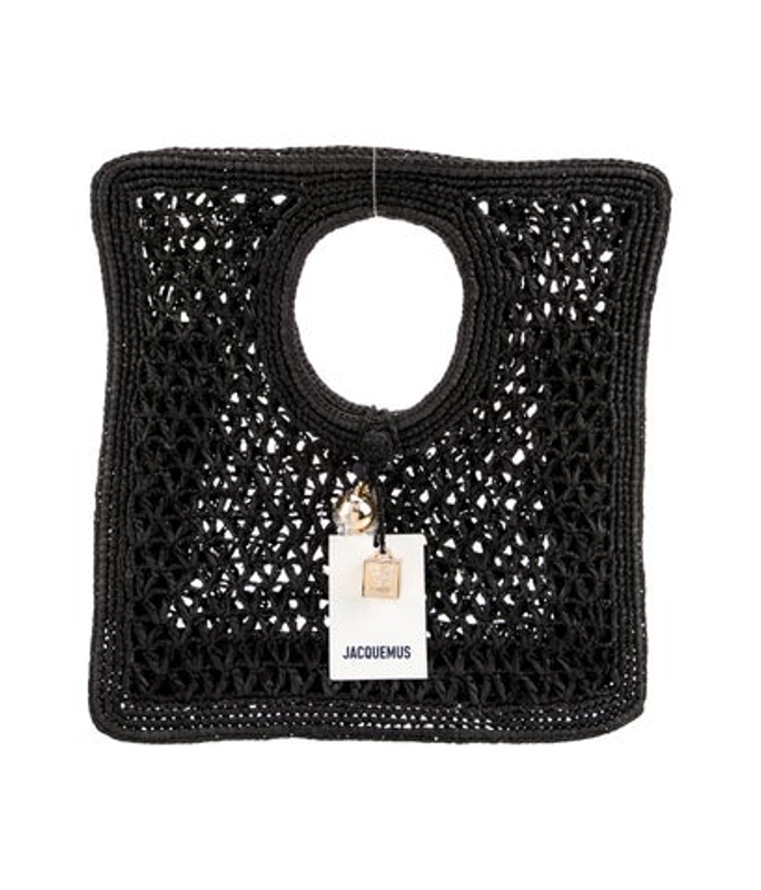Jacquemus Raffia Top Handle Bag W Tags