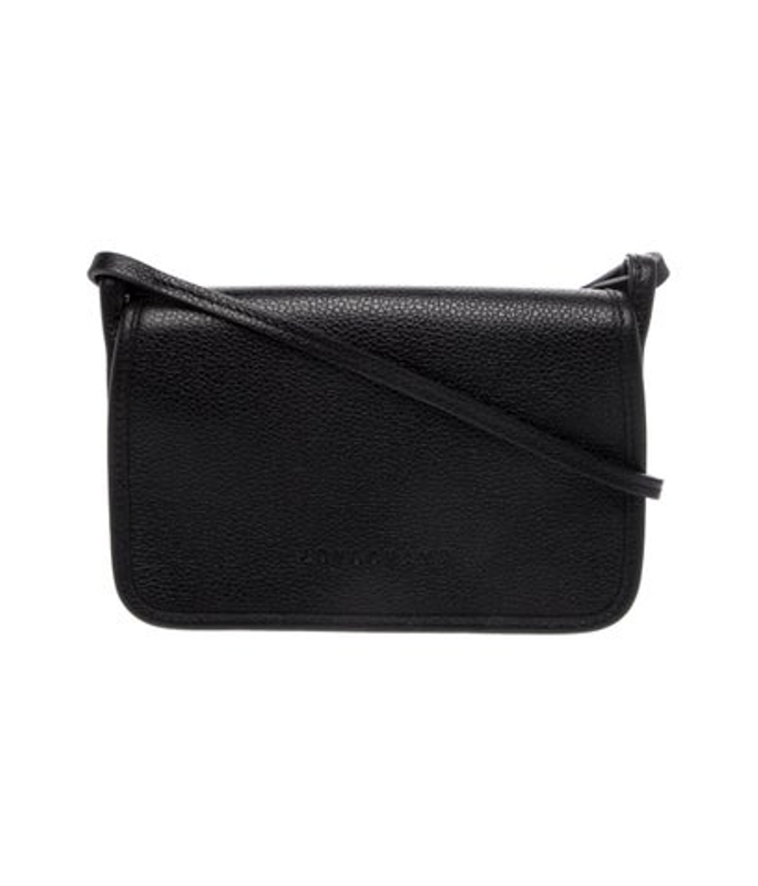 Longchamp Leather Messenger Bag