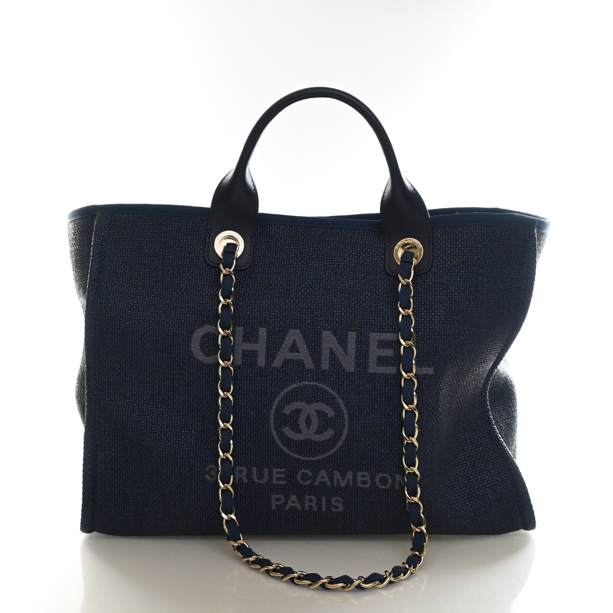 Chanel Medium Raffia Deauville Tote