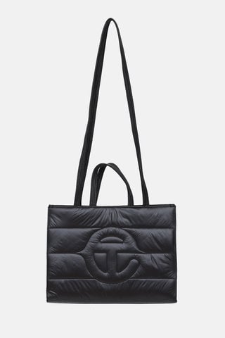 Medium Nylon Puffer Shopping Bag