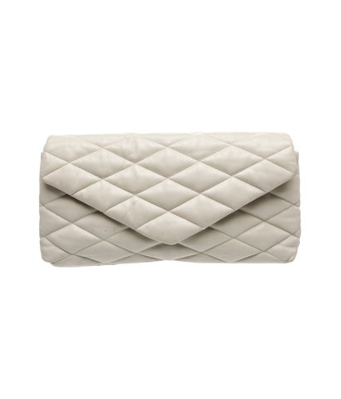 Saint Laurent Laurent Quilted Clutch
