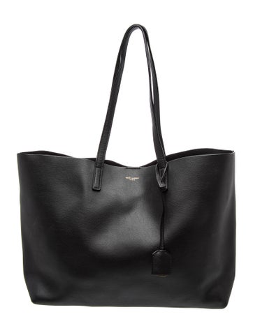 Leather E/W Shopping Tote East West