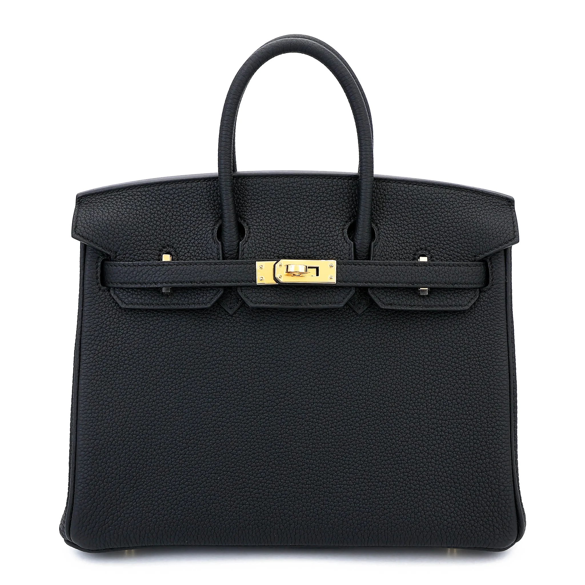 Brand New ( Rank N ) HERMÈS Birkin 25 Noir (89) Togo Gold hardware G (2026)