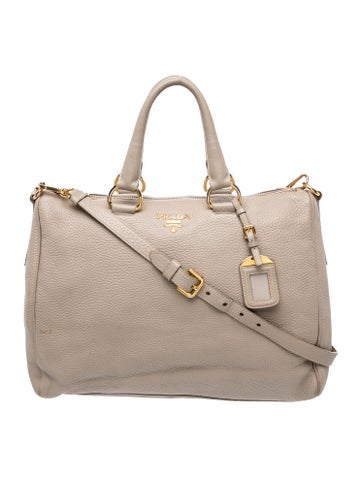Vitello Daino Leather Top Handle Bag
