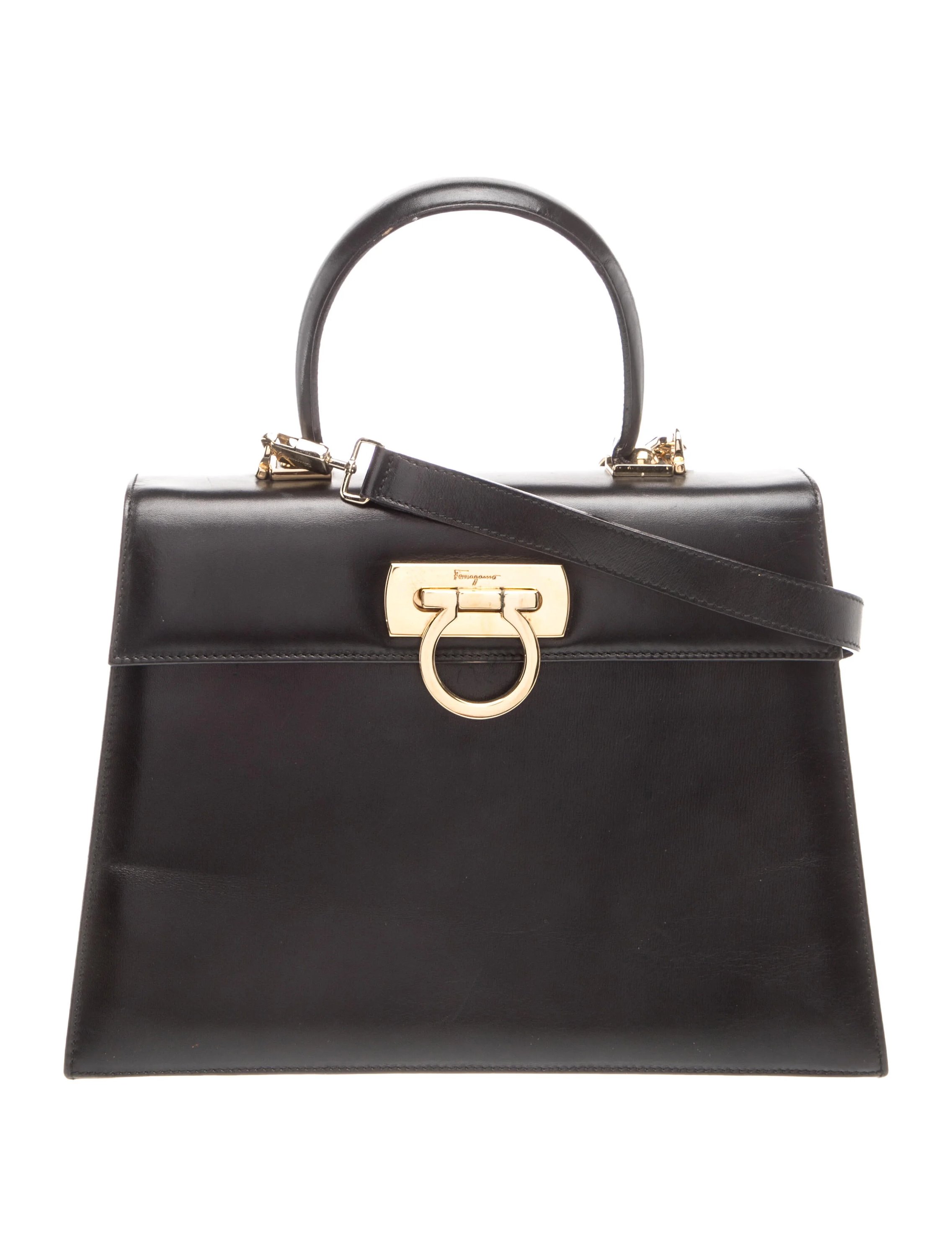 Leather Top Handle Bag