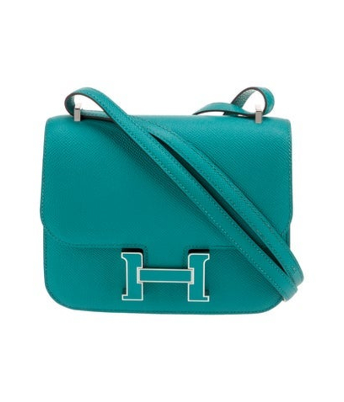 Hermes Epsom Verso Enamel Mini Constance 18