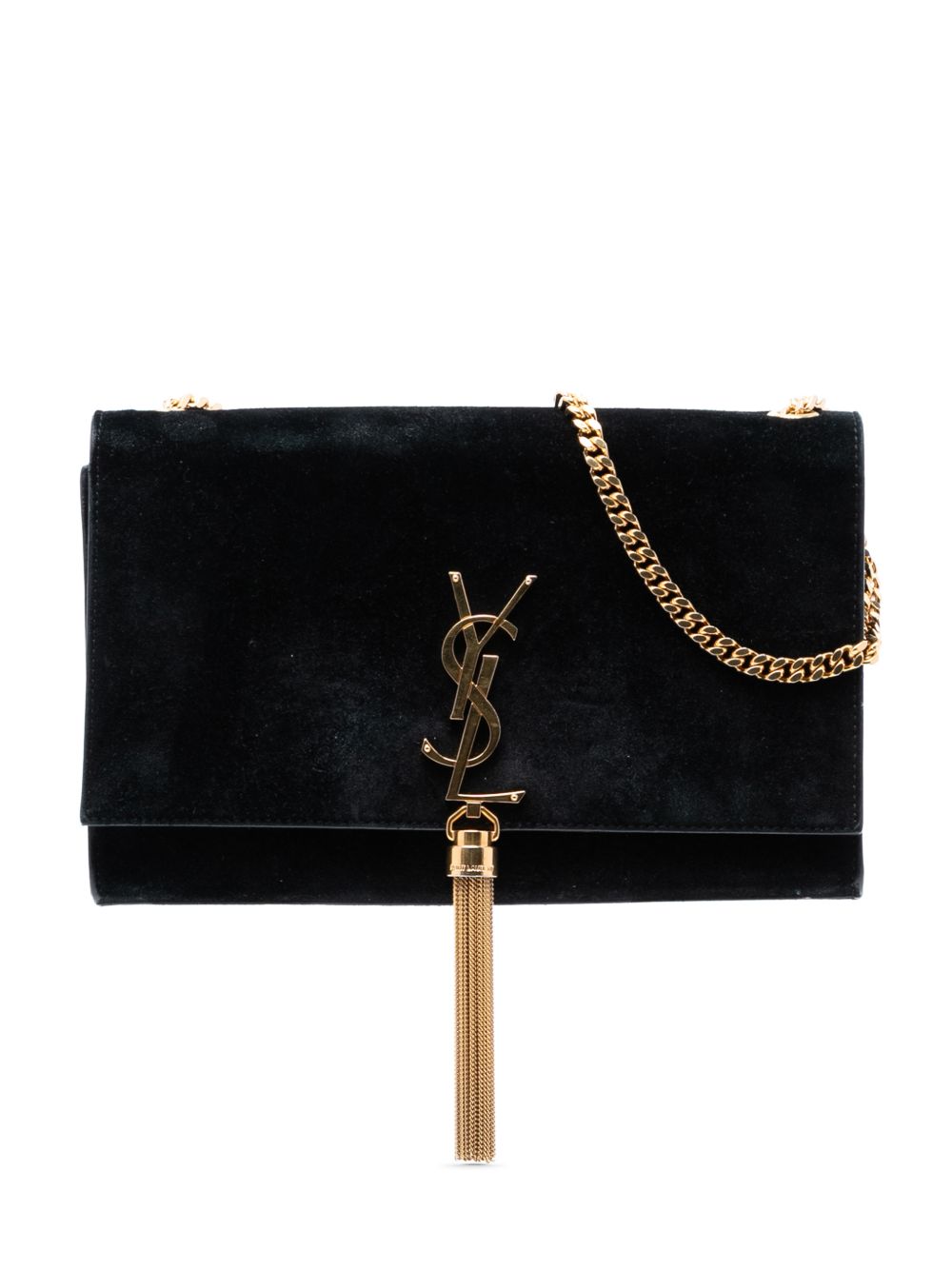 2016 Medium Suede Monogram Kate Tassel crossbody bag