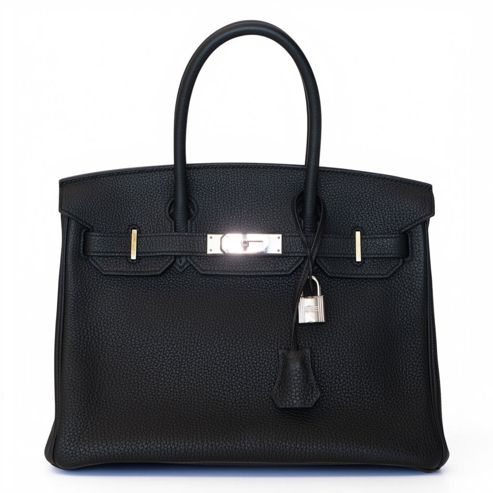 Hermès Birkin 30 Retourne Noir Togo Palladium Hardware