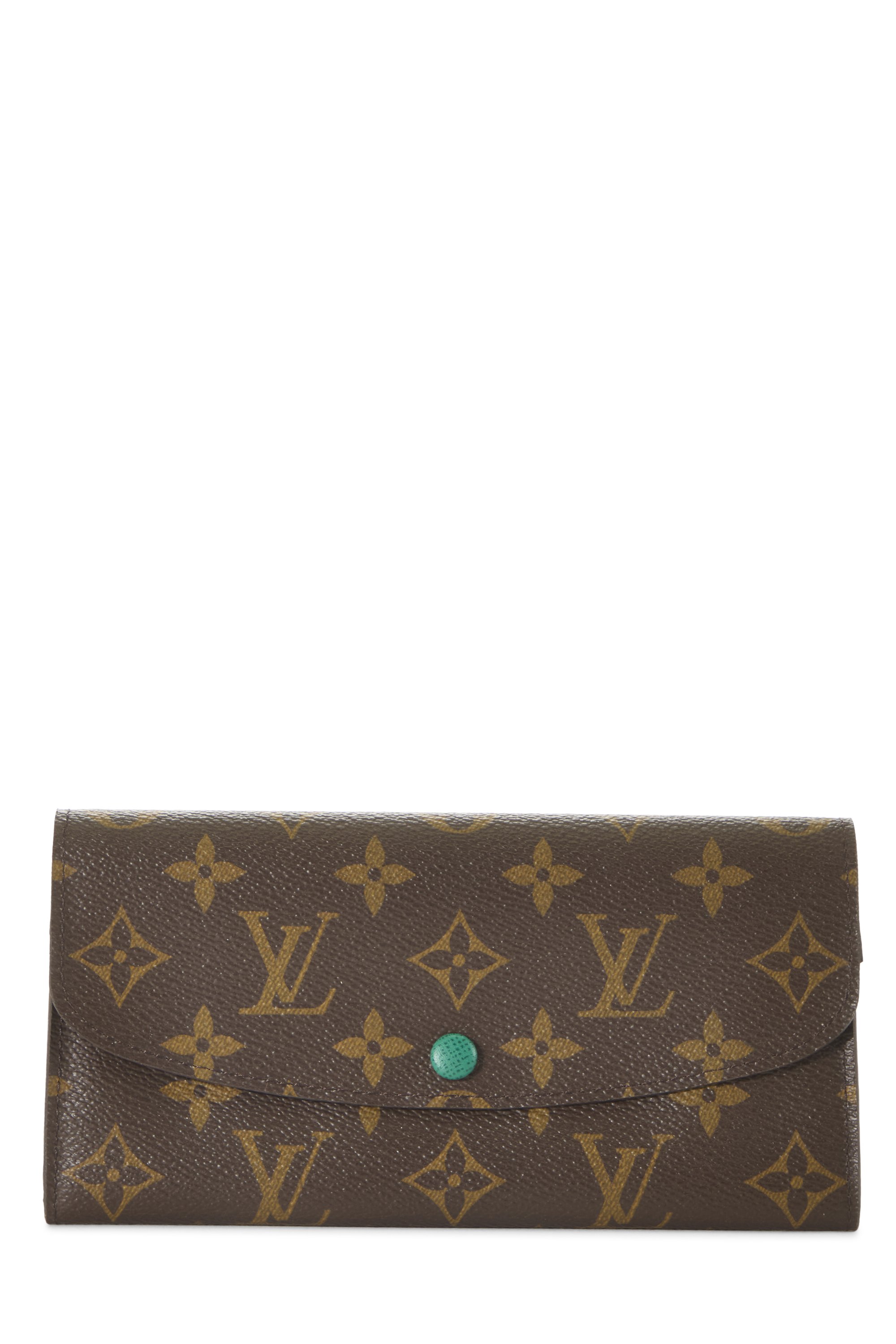 Green Monogram Canvas Emilie Wallet