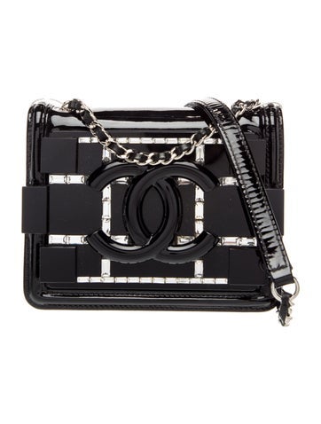 Plexiglass Boy Brick Flap Bag