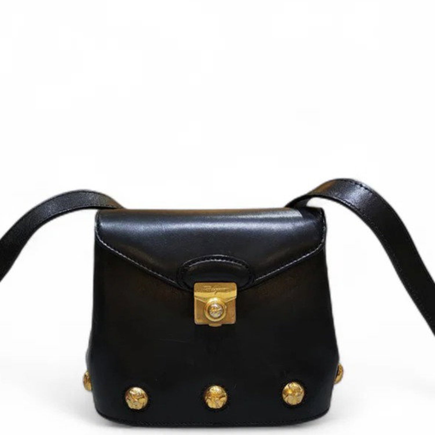 Ferragamo Calfskin Shoulder Bag Mini