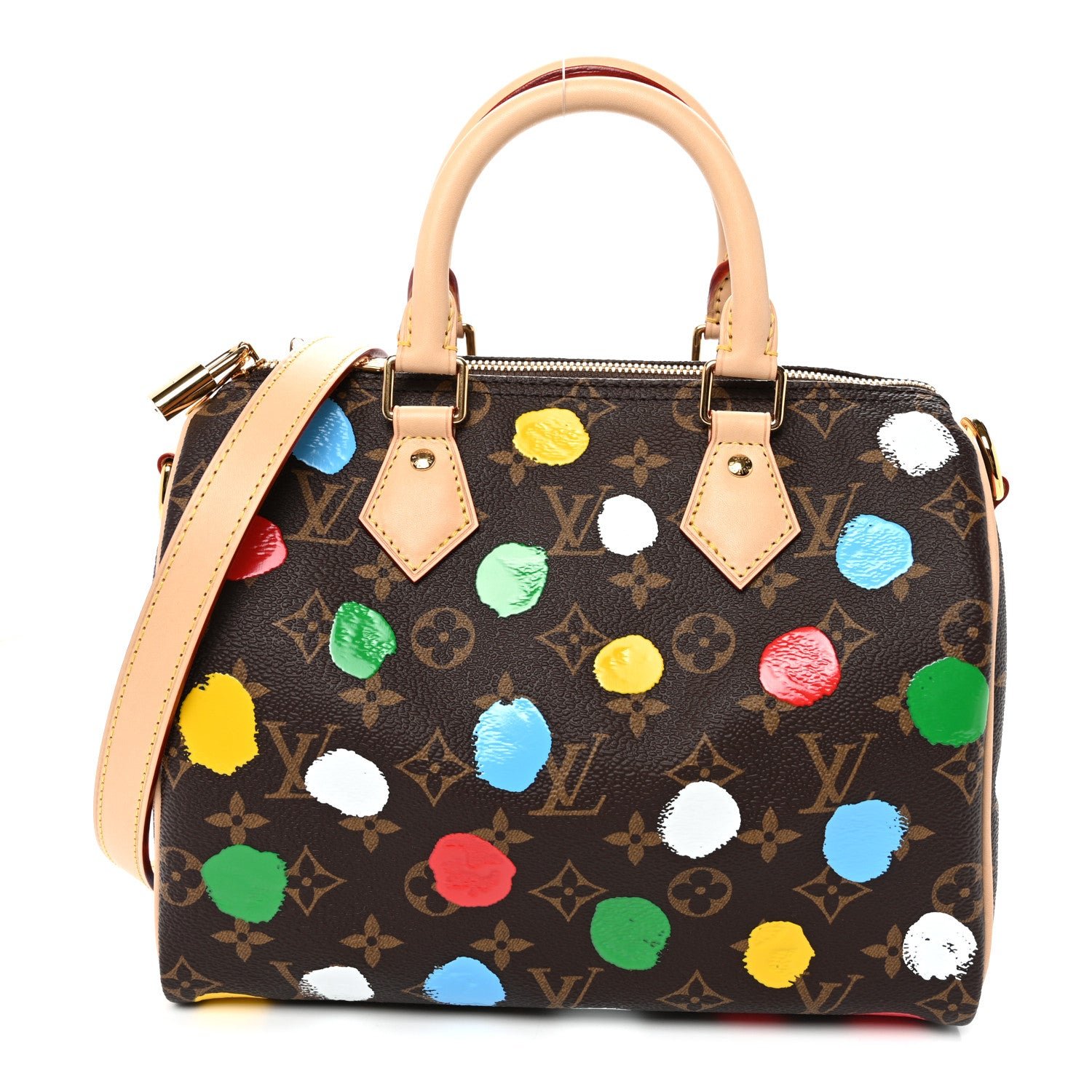 Louis Vuitton LV X YK Monogram Speedy Bandouliere 25 Multicolor