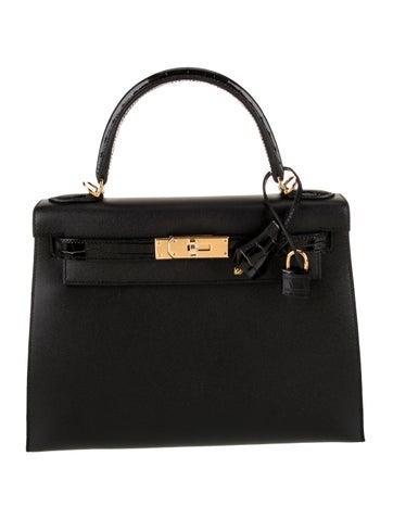2024 Madame & Shiny Crocodile Kelly II Sellier Touch 28