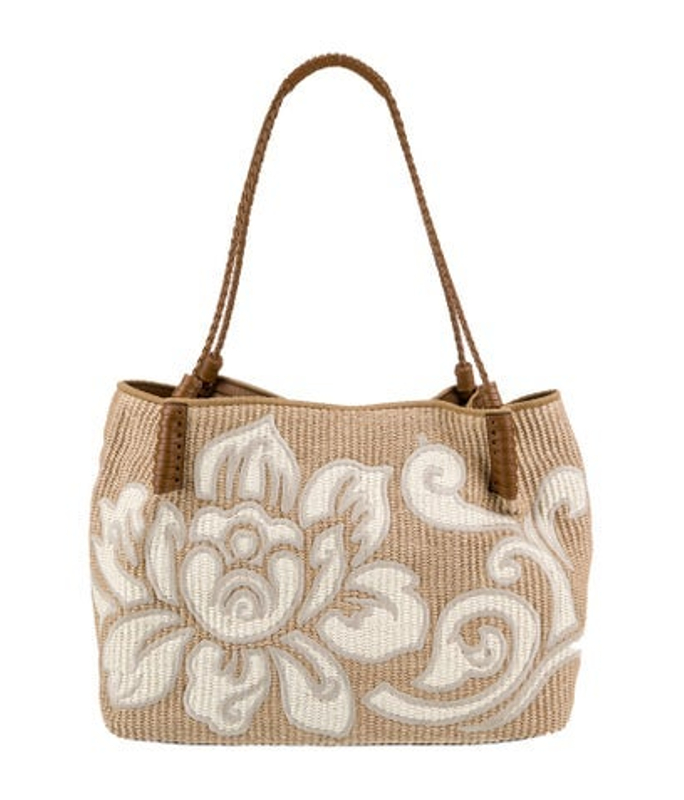 Etro Raffia Shoulder Bag