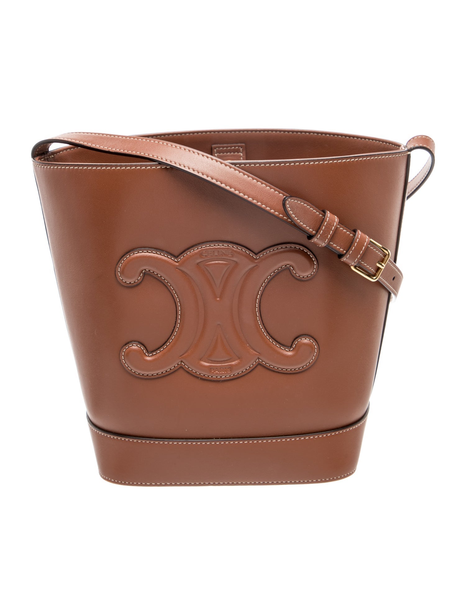 Triomphe Cuir Triomphe Bucket Bag Small