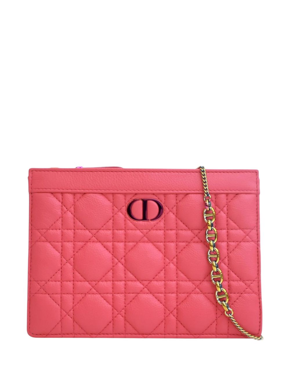 2022 Supple Cannage Calfskin Caro Every Dior Pouch crossbody bag