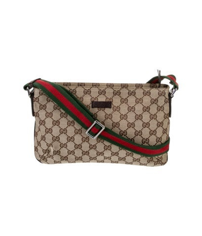 Gucci Canvas Shoulder Bag
