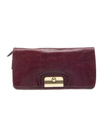 Coach Leather Clutch