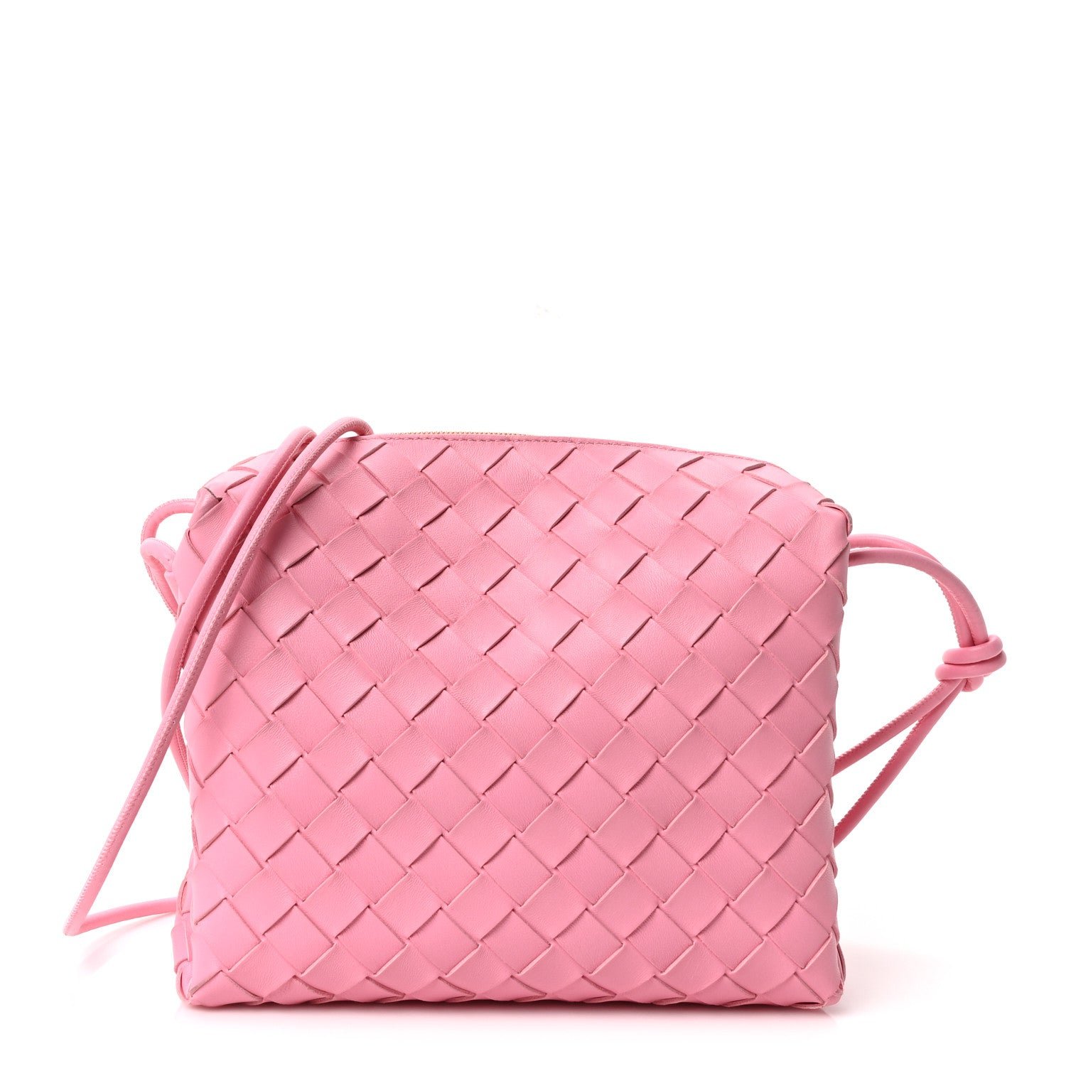 Bottega Veneta Nappa Intrecciato Small Loop Camera Bag Ribbon