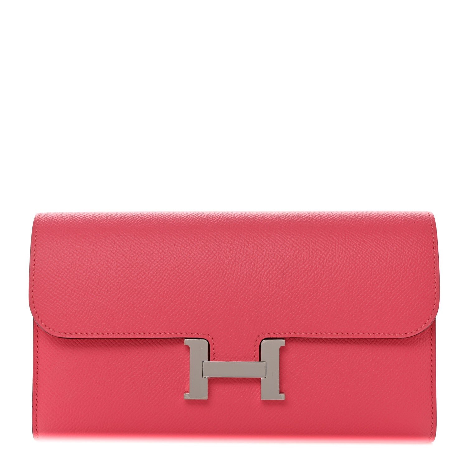Hermes Epsom Constance Long Wallet Rose Azalee