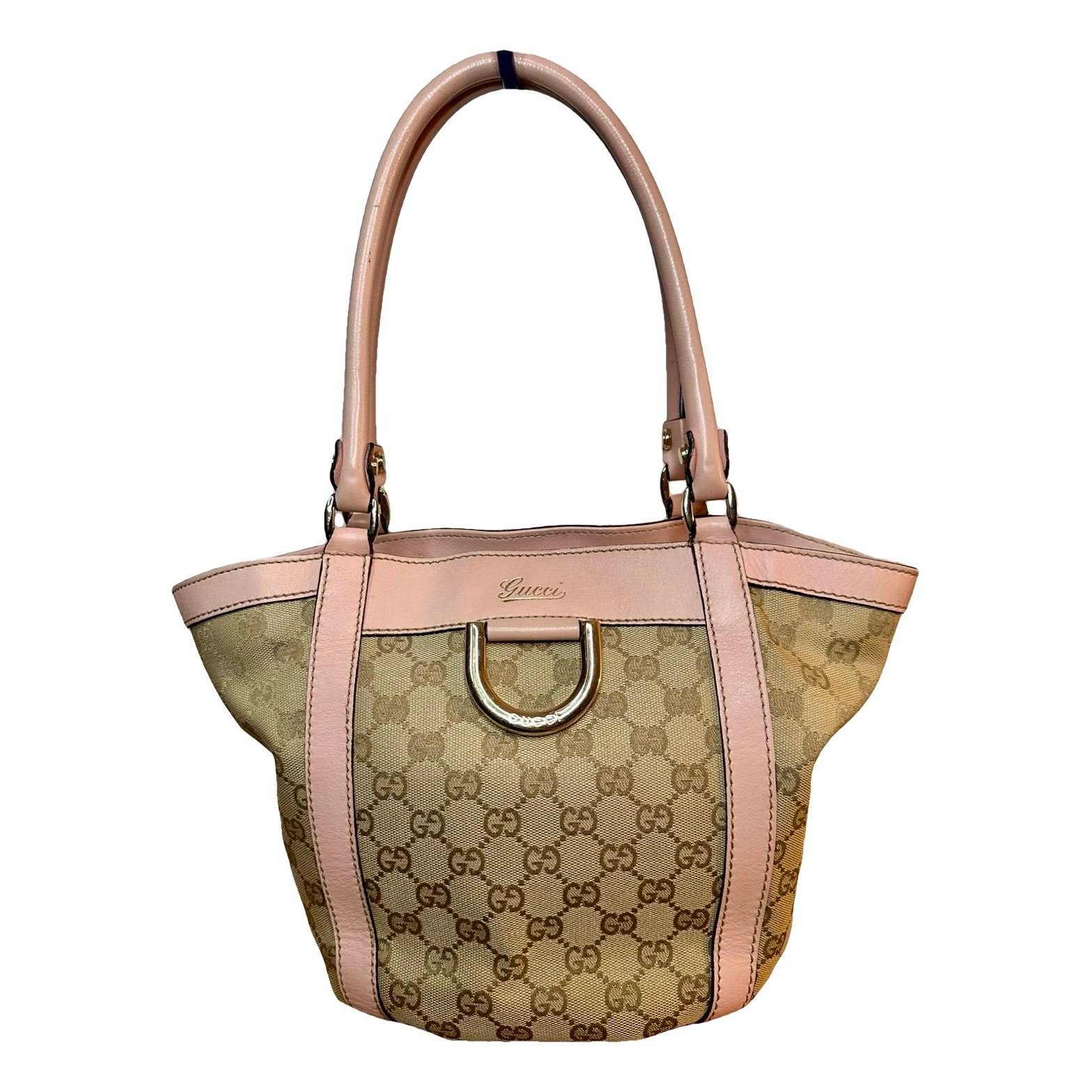 D-Ring leather handbag