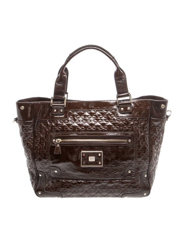 Anya Hindmarch Patent Leather Top Handle Bag