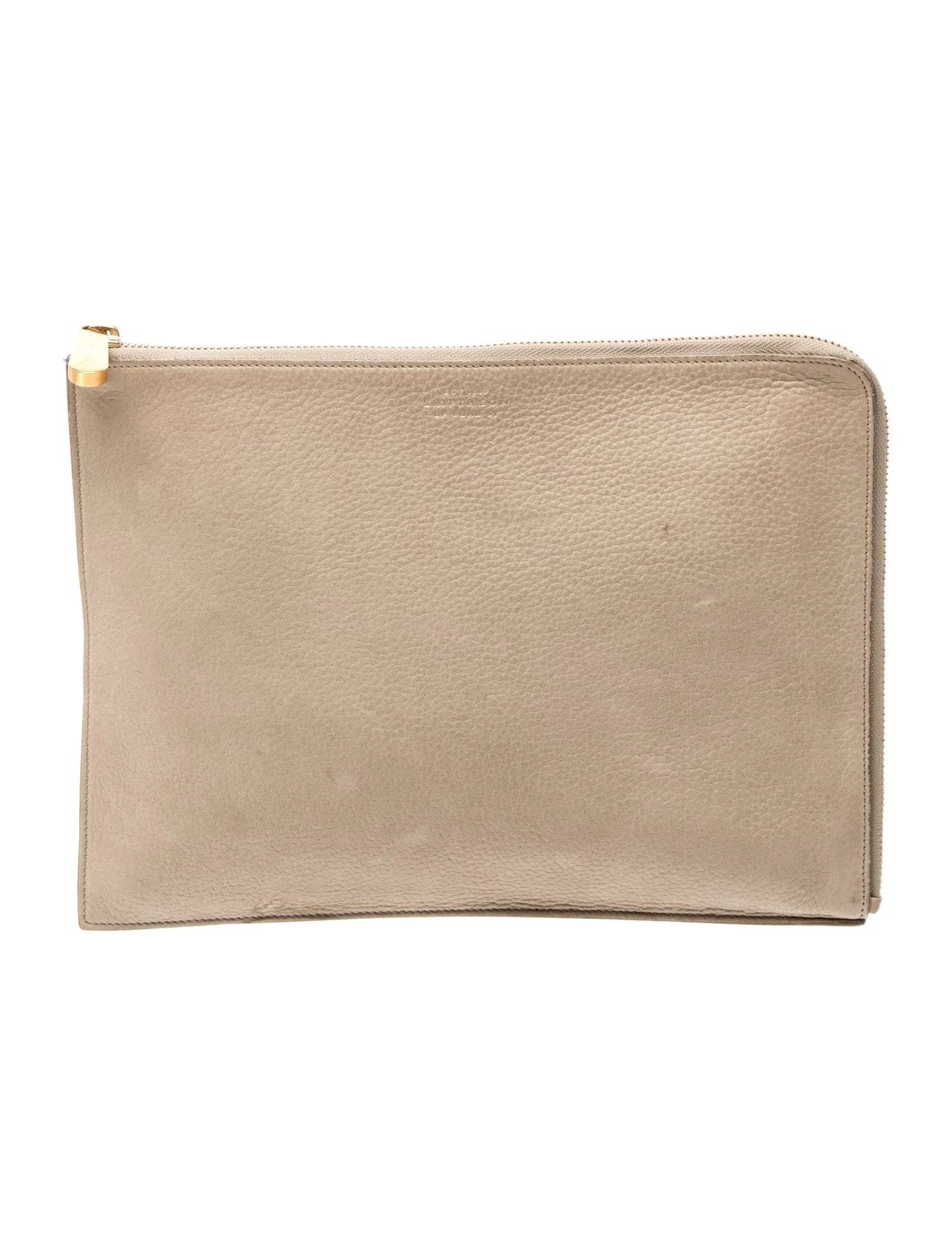 Smythson Leather Clutch