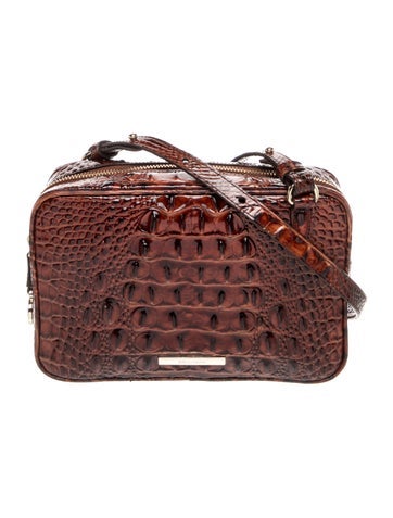 Brahmin Embossed Leather Shoulder Bag